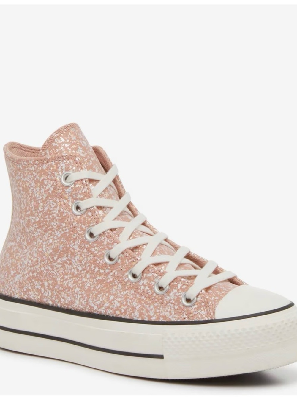 Converse Chuck All Star Glitter Platform Sneaker